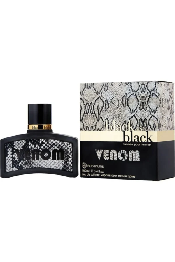 Black Is Black Venom Edt Spray 3.4 Oz 100 ml
